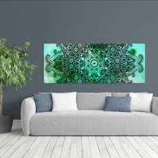 Obraz Mandala na akvarelu II, 150x60 cm - 2