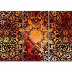 Obraz Mandala na akvarelu V, 150x60 cm - 1