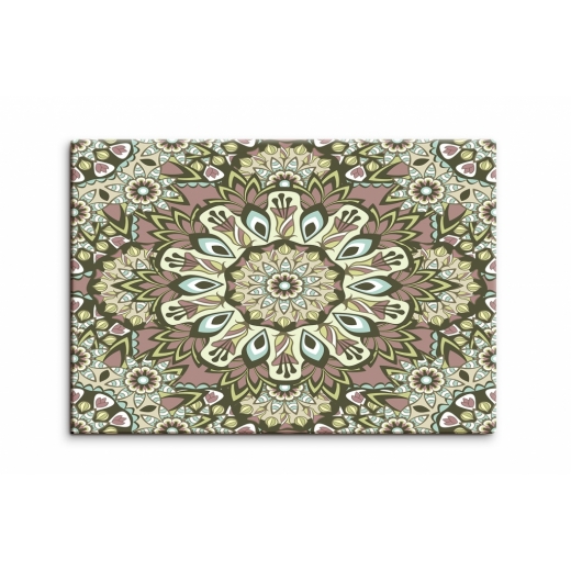 Obraz Mandala s kvetovými vzormi, 120x80 cm - 1
