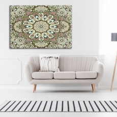 Obraz Mandala s kvetovými vzormi, 120x80 cm - 2
