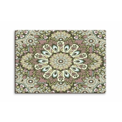 Obraz Mandala s květovými vzory, 120x80 cm