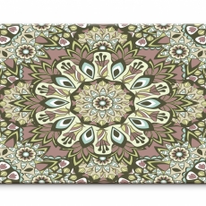 Obraz Mandala s květovými vzory, 150x100 cm - 1