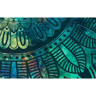Obraz Mandala tyrkysové dění, 150x80 cm