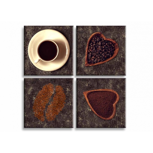 Obraz Miluji kávu, 60x60 cm - 1