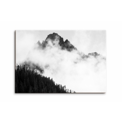 Obraz Mlha v Alpách, 90x60 cm