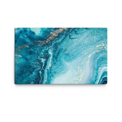 Obraz Modrá abstrakce, 120x80 cm - 1
