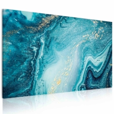 Obraz Modrá abstrakce, 150x100 cm - 3