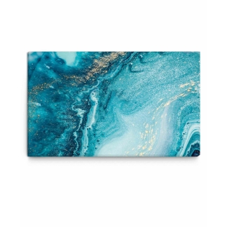 Obraz Modrá abstrakcia, 150x100 cm
