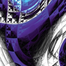 Obraz Modrobílá abstrakce, 150x100 cm - 4