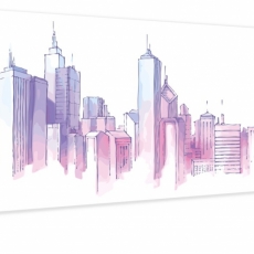 Obraz New York skica mrakodrapov, 120x60 cm - 3