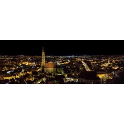 Obraz Noční město, 140x50 cm