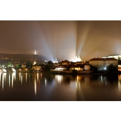 Obraz Noční Praha, 120x80 cm