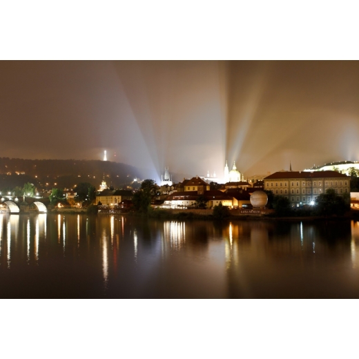 Obraz Noční Praha, 150x100 cm - 1