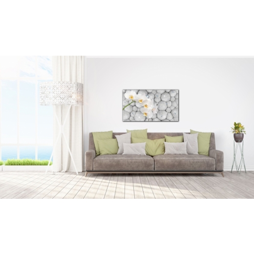 Obraz Orchidea s diamantmi, 120x80 cm - 1