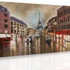 Obraz Paříž za deště, 120x80 cm - 3