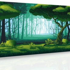 Obraz Pohádkový les, 90x60 cm - 3