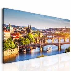 Obraz Pražské mosty, 200x100 cm - 3