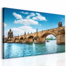 Obraz Pražský Karlov most, 110x60 cm - 1