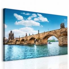 Obraz Pražský Karlov most, 150x80 cm