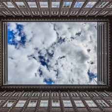Obraz Průhled na oblohu, 120x80 cm - 1