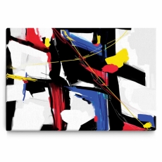 Obraz reprodukce Abstraktní malba, 150x100 cm - 1