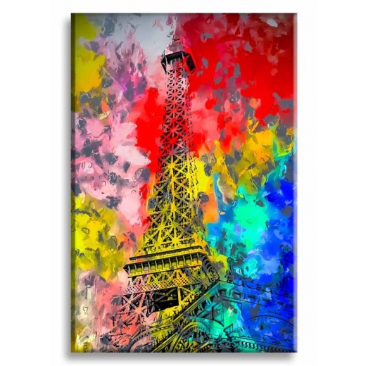 Obraz reprodukce Eiffelovka, 80x120 cm - 1