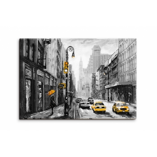Obraz reprodukcia Ulica New Yorku, 120x80 cm - 1