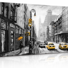 Obraz reprodukcia Ulica New Yorku, 120x80 cm - 3