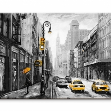 Obraz reprodukcia Ulica New Yorku, 120x80 cm - 1