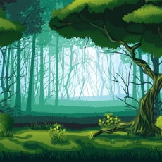 Obraz Rozprávkový les, 120x80 cm - 1