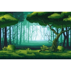 Obraz Rozprávkový les, 120x80 cm