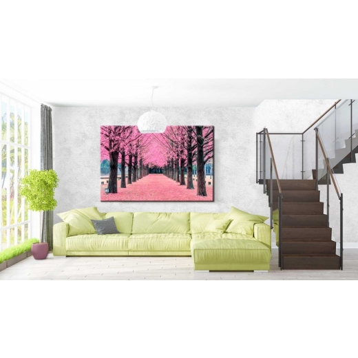 Obraz Ružová alej, 90x60 cm - 1
