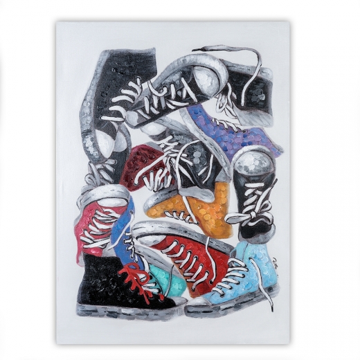 Obraz Shoes 100 cm, olej na plátně - 1