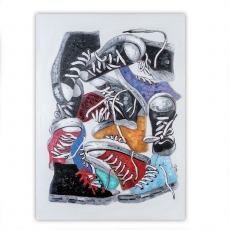 Obraz Shoes 100 cm, olej na plátně - 1