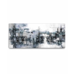 Obraz Snové pražské panoráma, 100x40 cm