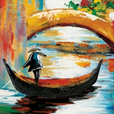 Obraz Venezia, 100 cm, olej na plátně - 5