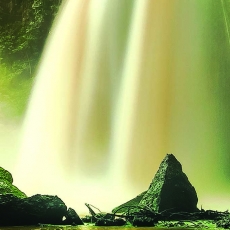 Obraz Vodopád z jaskyne, 120x80cm - 4