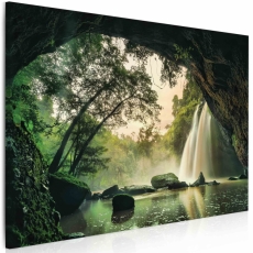 Obraz Vodopád z jeskyně, 90x60 cm - 3