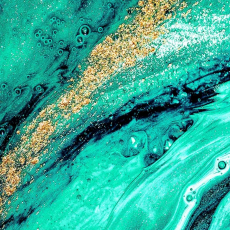 Obraz Zelenozlatá abstrakce, 120x80 cm - 4