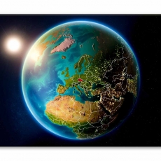 Obraz Zemegule, 120x80 cm - 1