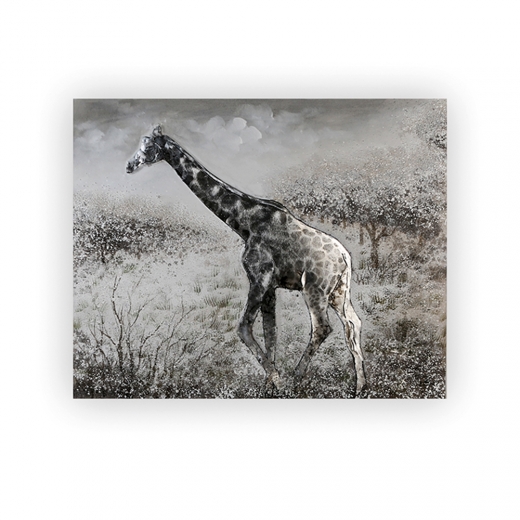 Obraz Žirafa 100 cm, olej na plátne - 1