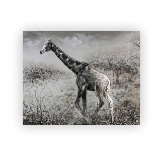 Obraz Žirafa 100 cm, olej na plátne