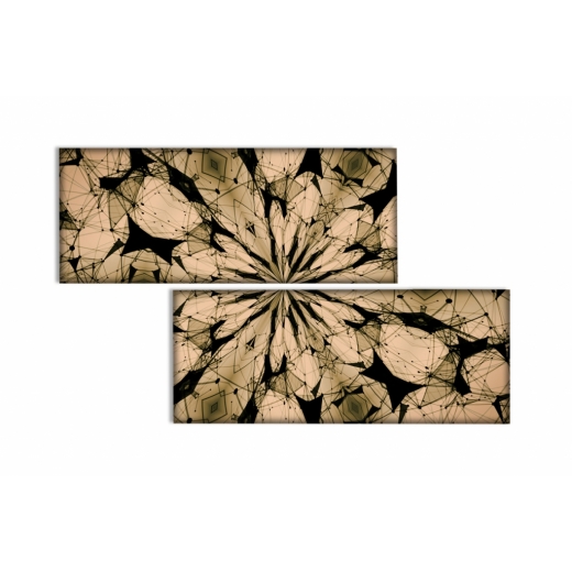Obraz Zlaté lúče mandaly, 200x110 cm - 1