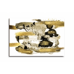 Obraz Zlaté tahy štětcem, 120x80 cm