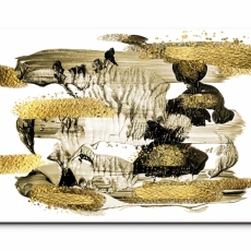 Obraz Zlaté tahy štětcem, 90x60 cm - 1