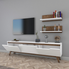 Obývacia stena Kiki, 180 cm, biela - 5