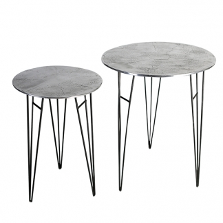 Odkládací hliníkový stolek Perth, 40 cm