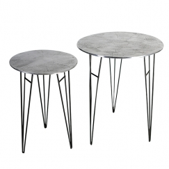 Odkladací hliníkový stolík Perth, 40 cm