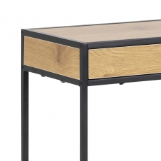 Odkladací / konzolový stôl Seashell, 100 cm, dub - 5