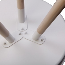 Odkládací / noční stolek Stave, 42,5 cm, bílá - 3
